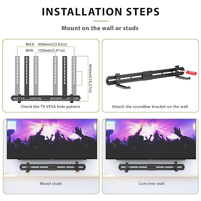 soundbar mounting options