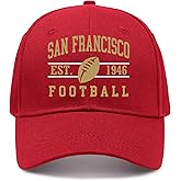 Kneenow Sport Hat for Men Women Football Fans Hats Apparel Gifts Accessories