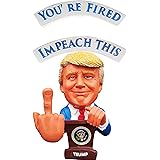 Donald Trump Bobblehead – Bobbling Middle Finger For Your Liberal & Democrat Friends – President Trump Reversible Political G