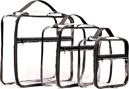 clear packing cubes