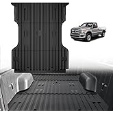 TripleAliners Truck Mat Compatible with 1999-2016 Ford Super Duty F250/F350/F450 6.8FT Accessories, Truck Bed Mat Heavy Duty Custom Fit All Weather Protection TPE Pickup Liner