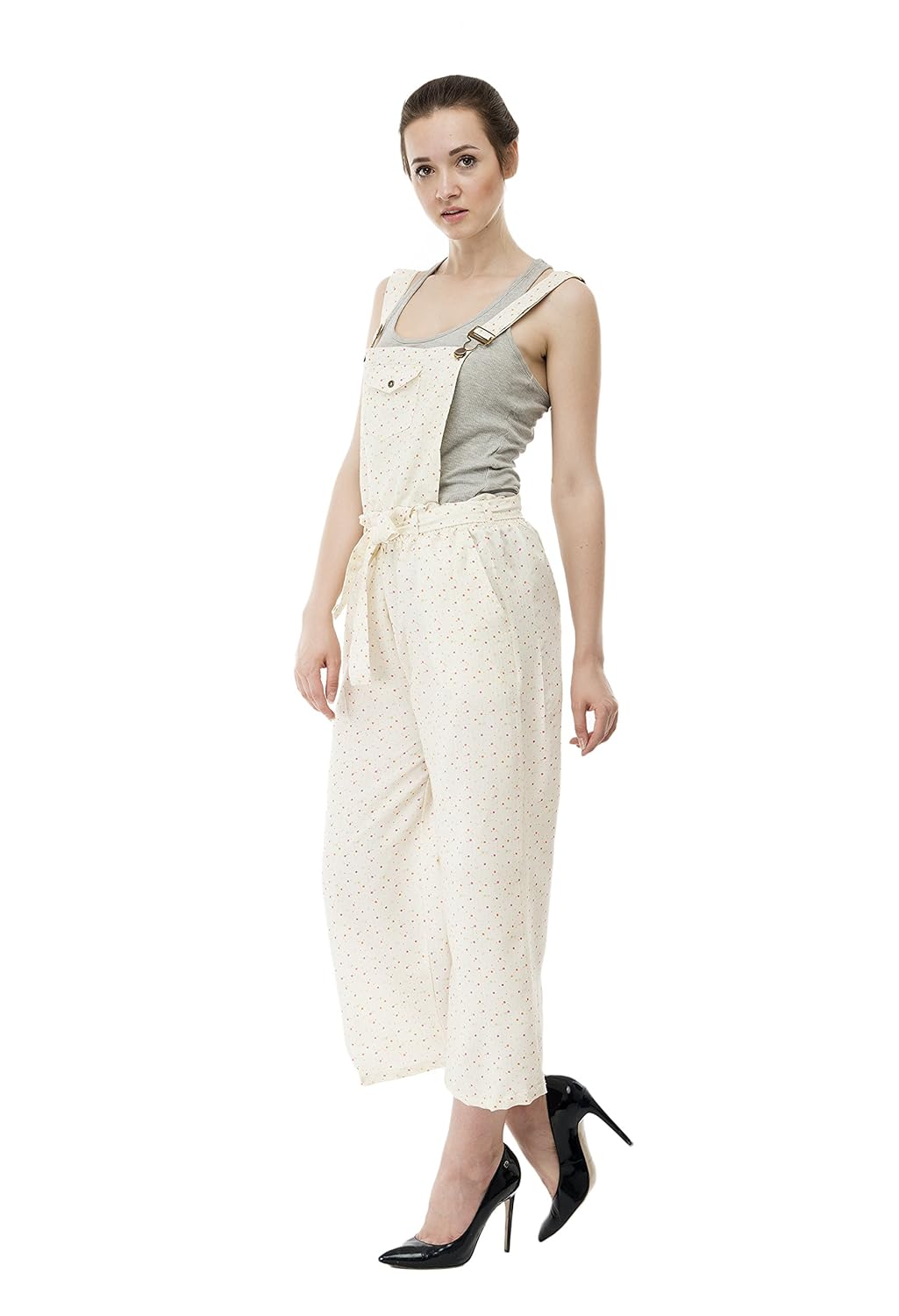 sequend premium cotton beige dungaree