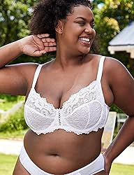 Wingslove Women's Sexy Lace Bra Non Padded