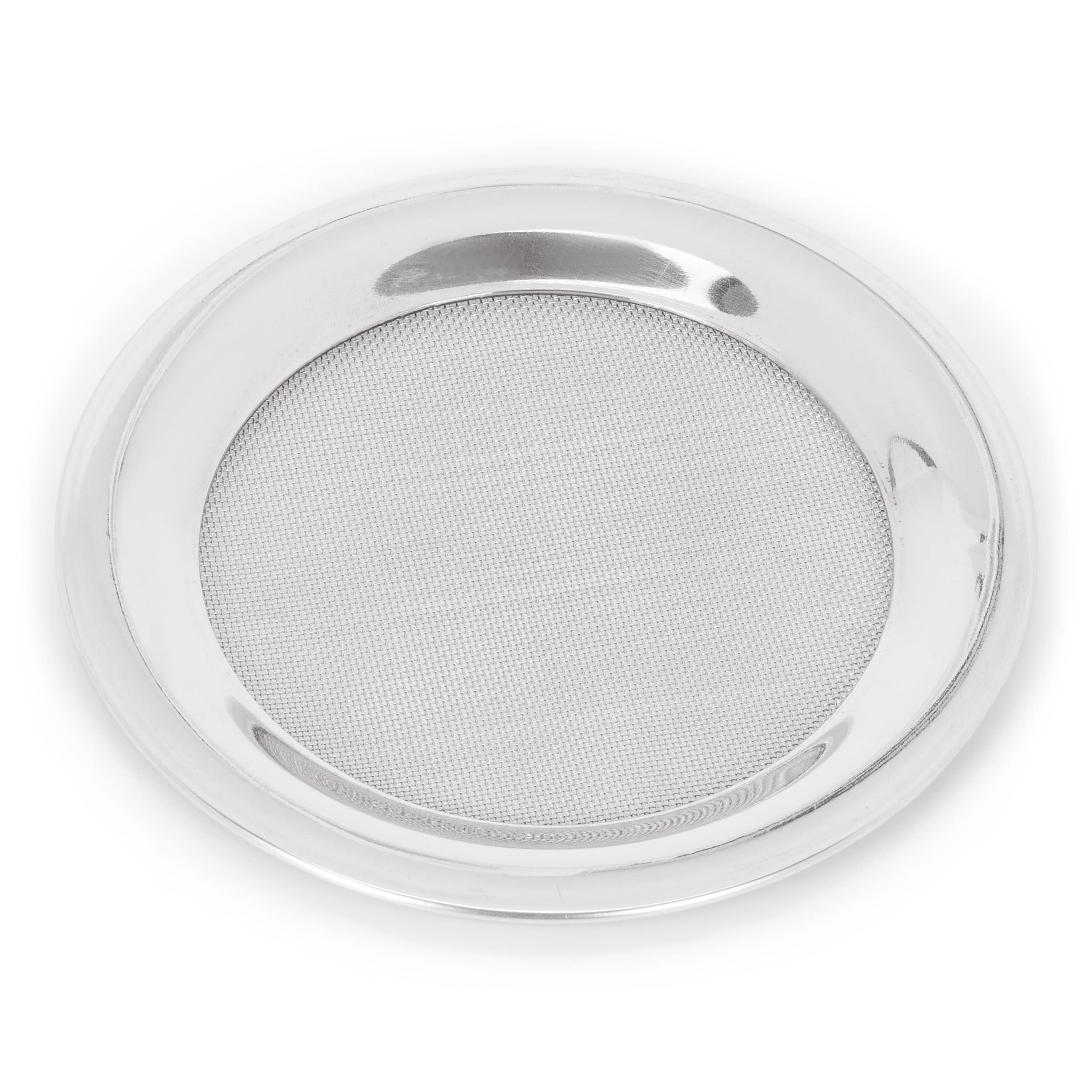 NKLaus Smoker Screen stainless steel 10 cm silver Smoking Accessories Smoking Plates 2651