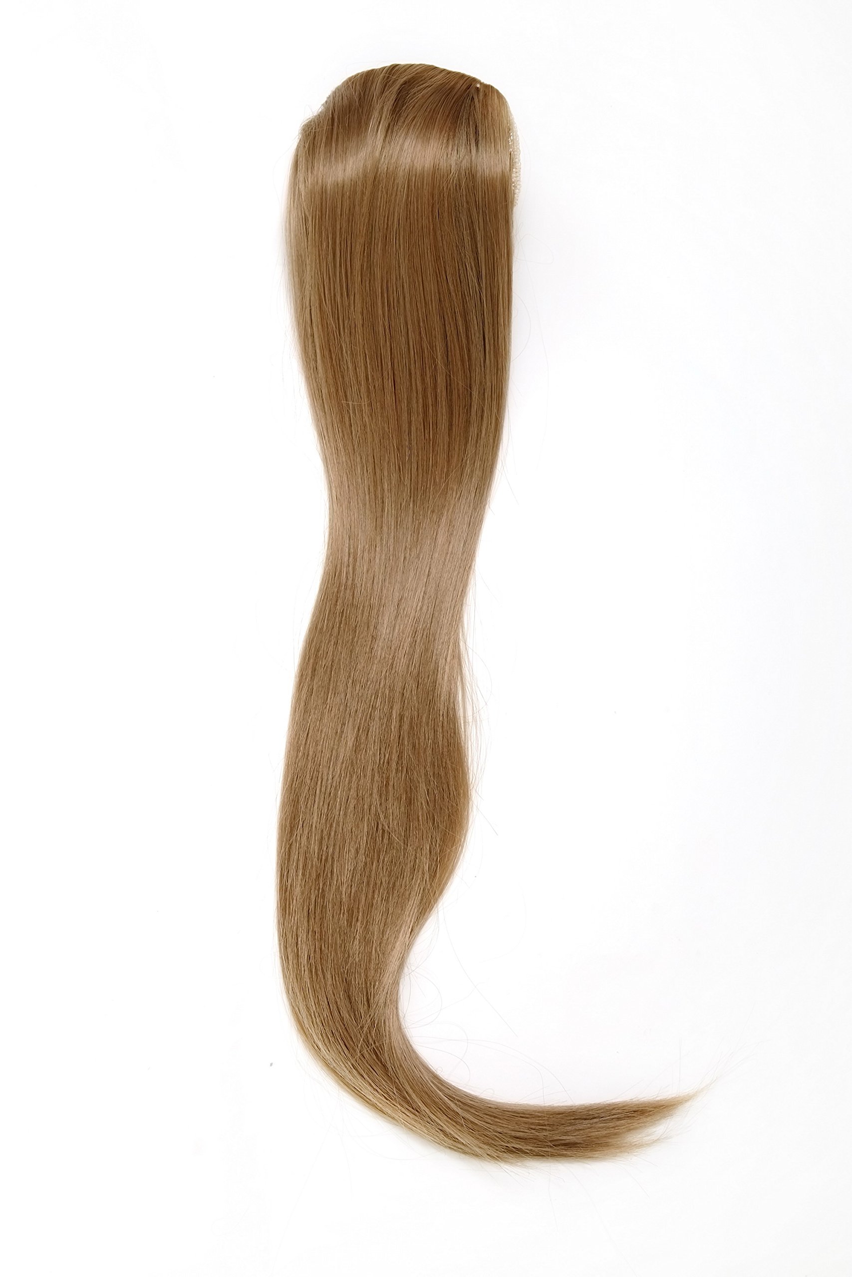 WIG ME UP WK06-15 Hairpiece ponytail with micro clamp, combs and elastic draw string straight voluminous very long honey blond 23inch