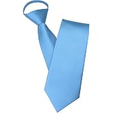 JEMYGINS 3.15&ldquo;Solid Color Pre-tied Adjustable Necktie for Business and Wedding