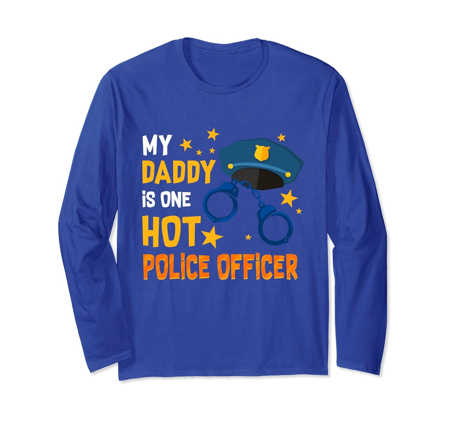 My Daddy Is One Hot Police Officer T-Shirt Son Daughter-anz