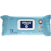 Attends Scented Wipes, Pre-Moistened, No Rinse, and Alcohol-Free, 72ct Pack | Incontinence Wipes, Scented, pH-balancing, Alcohol-Free, Hypoallergenic, Paraben and Latex Free, Body Cleansing, Aftercare