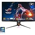 ASUS ROG Swift 32” 4K HDR Gaming Monitor - 144Hz DSC, UHD (3840 x 2160) PC Monitor, Mini-LED IPS with G-SYNC Ultimate, Local Dimming, Ideal for Desktop and Computer Monitor Black - - PG32UQX