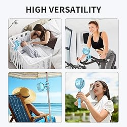 AMACOOL Battery Operated Stroller Fan Flexible