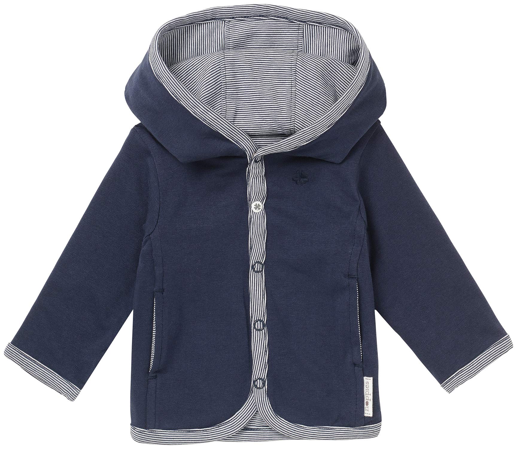 Noppies Baby Boys B Jersey Rev Joke Cardigan, Blue (Navy), 2-4 Month UK