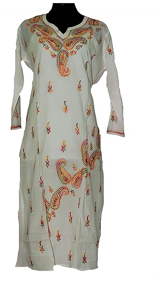 amazon chikankari kurtis