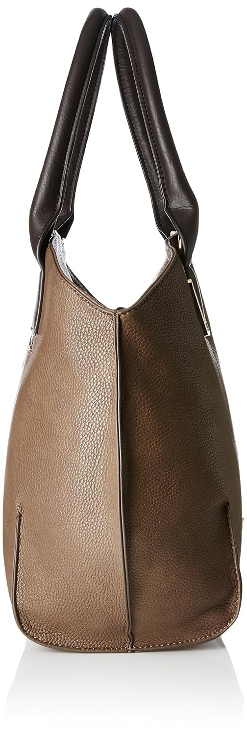 caprese kylie women's satchel (tan)