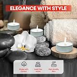 Price's Maxi Tealights 12 Pack Unscented 10 Hour Burn Time White Wax view 2