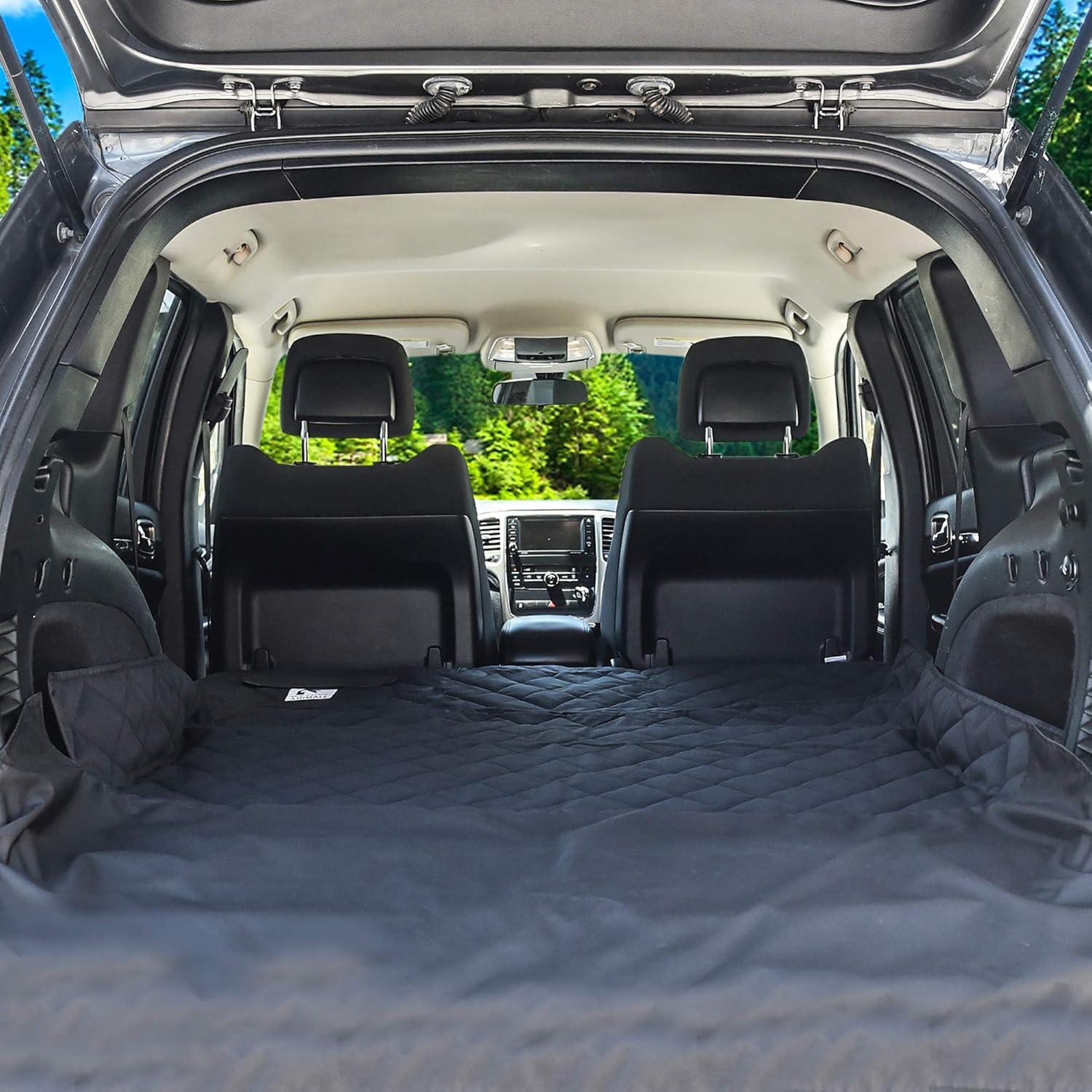 Dog Cargo Liner for SUV, Van, Truck & Jeep - Waterproof, Machine Washable, Nonslip Pet Seat Cover with Bumper Flap will keep your vehicle as clean as ever - XL, Universal Fit - BONUS Carry Bag : Pet Supplies