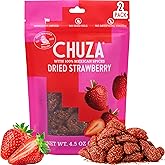 CHUZA Spicy Dried Strawberry Bites, Sweet Chili, Mexican Candy (4.5oz, 2pk)