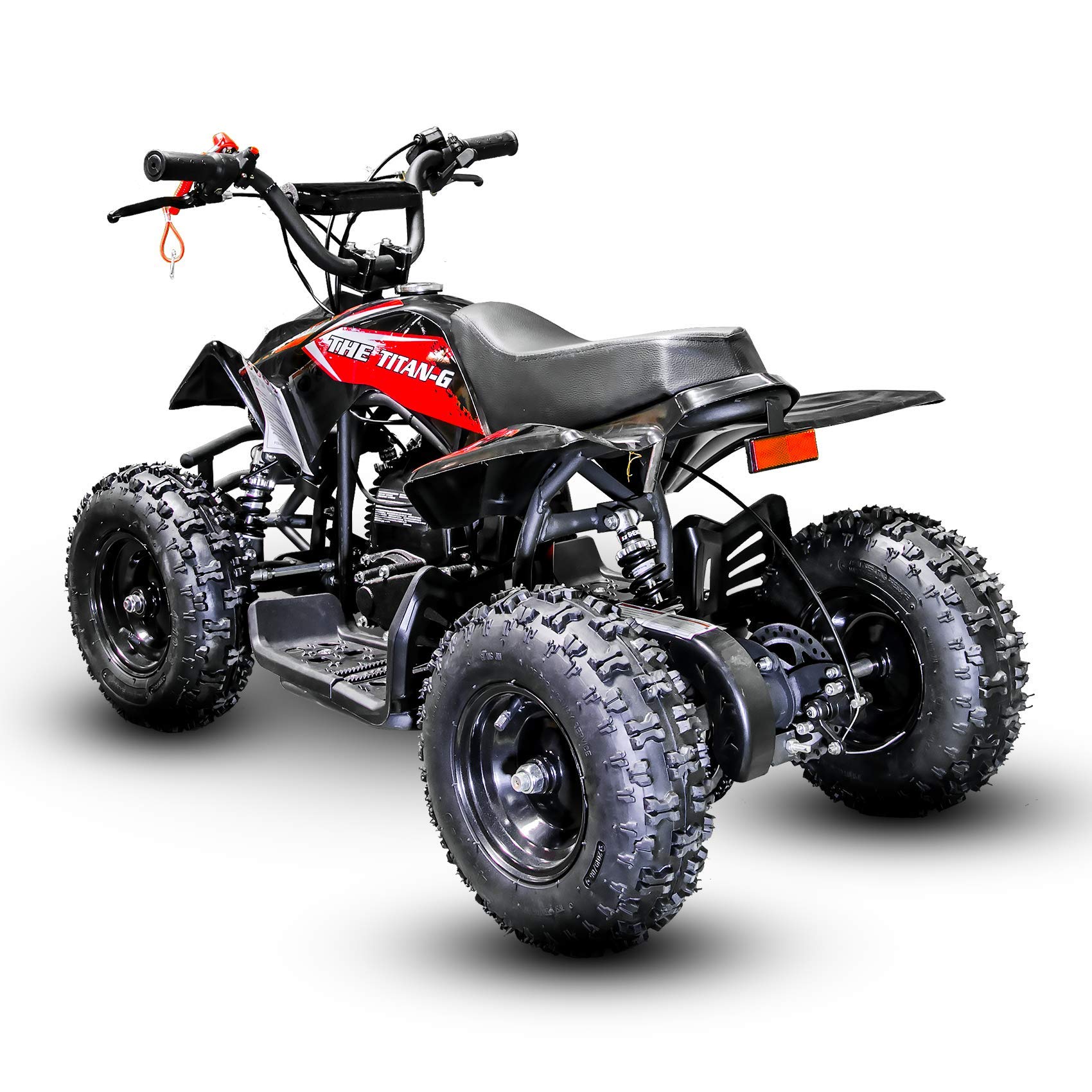 Titan 40CC 4Stroke kids four wheeler quads for kids Runs to up 24mph and supports up to 140