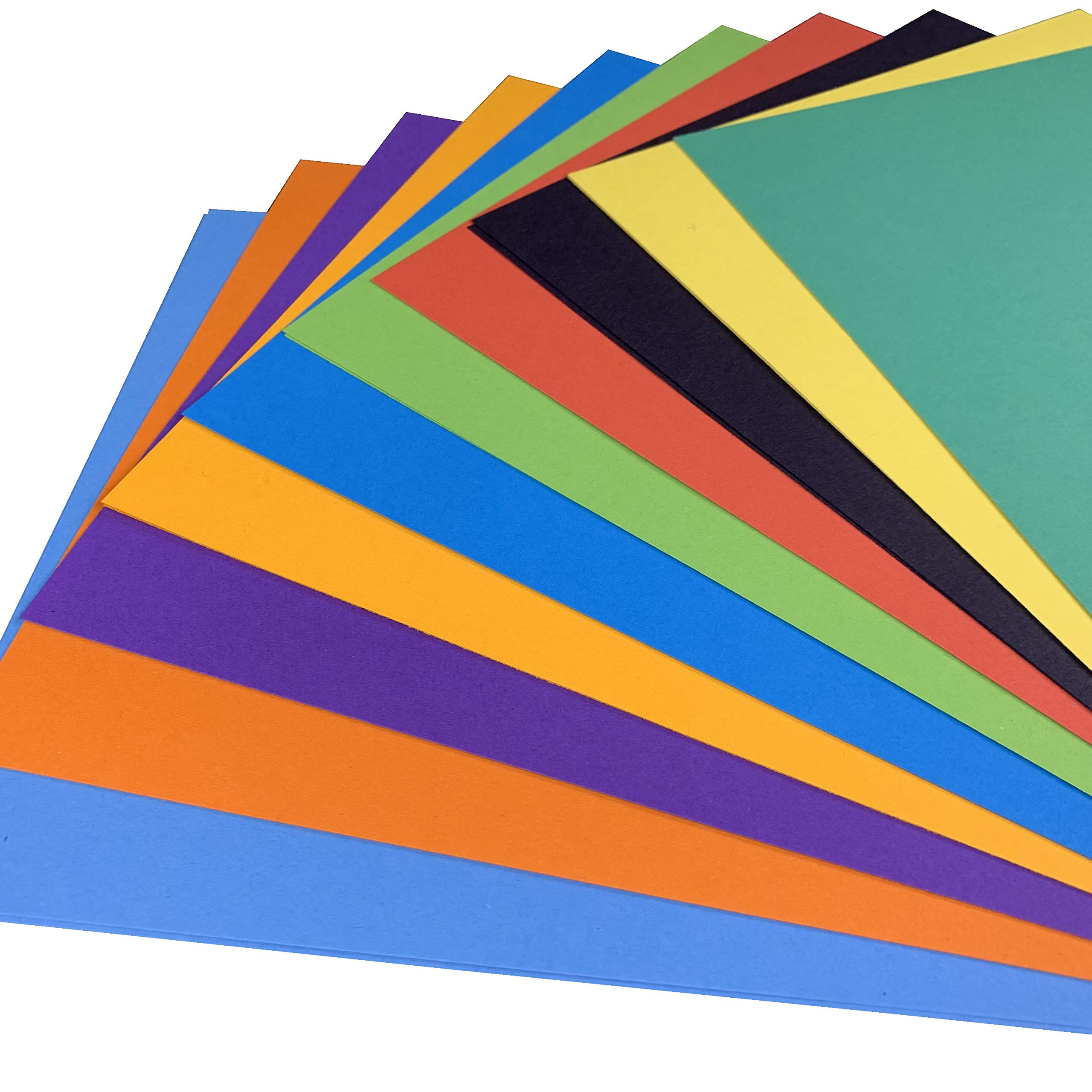 A5 Recycled Intensive Ten Colour Card 180gsm 200 Sheets by BCreative ®