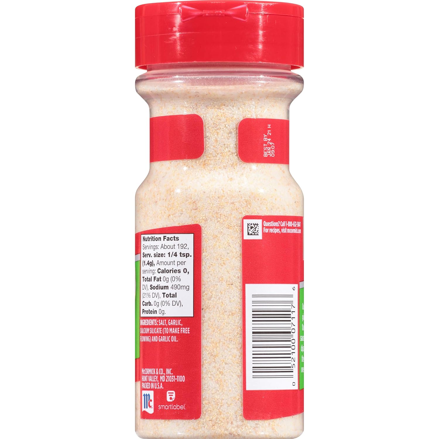 McCormick Garlic Salt, 9.5 oz: Grocery & Gourmet Food