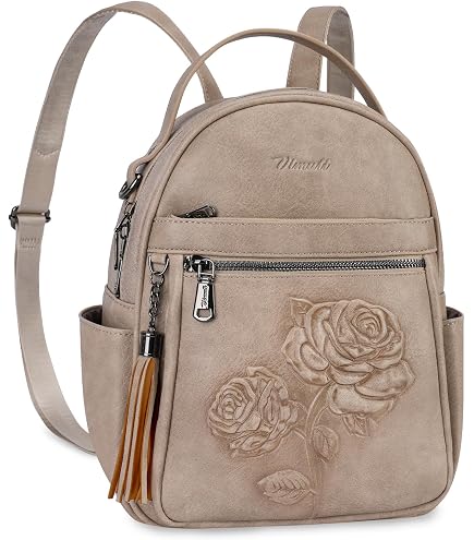 Orijin Culture AFRICA Men Backpacks Belt Bags - Africa Backpacks for Travel – Africa Shaped Crossbody Leather Backpacks with Sturdy Zippers & Multiple Pockets | Brown