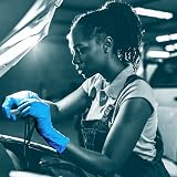 UNIGLOVES PRO.TECT Blue Nitrile Gloves Large Box of 100 Extended Cuff view 5