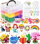 Ophy Fuse Beads Kit 15000pcs 5mm Beads 20 Colors 16 Patterns 6 Pegboards view 1