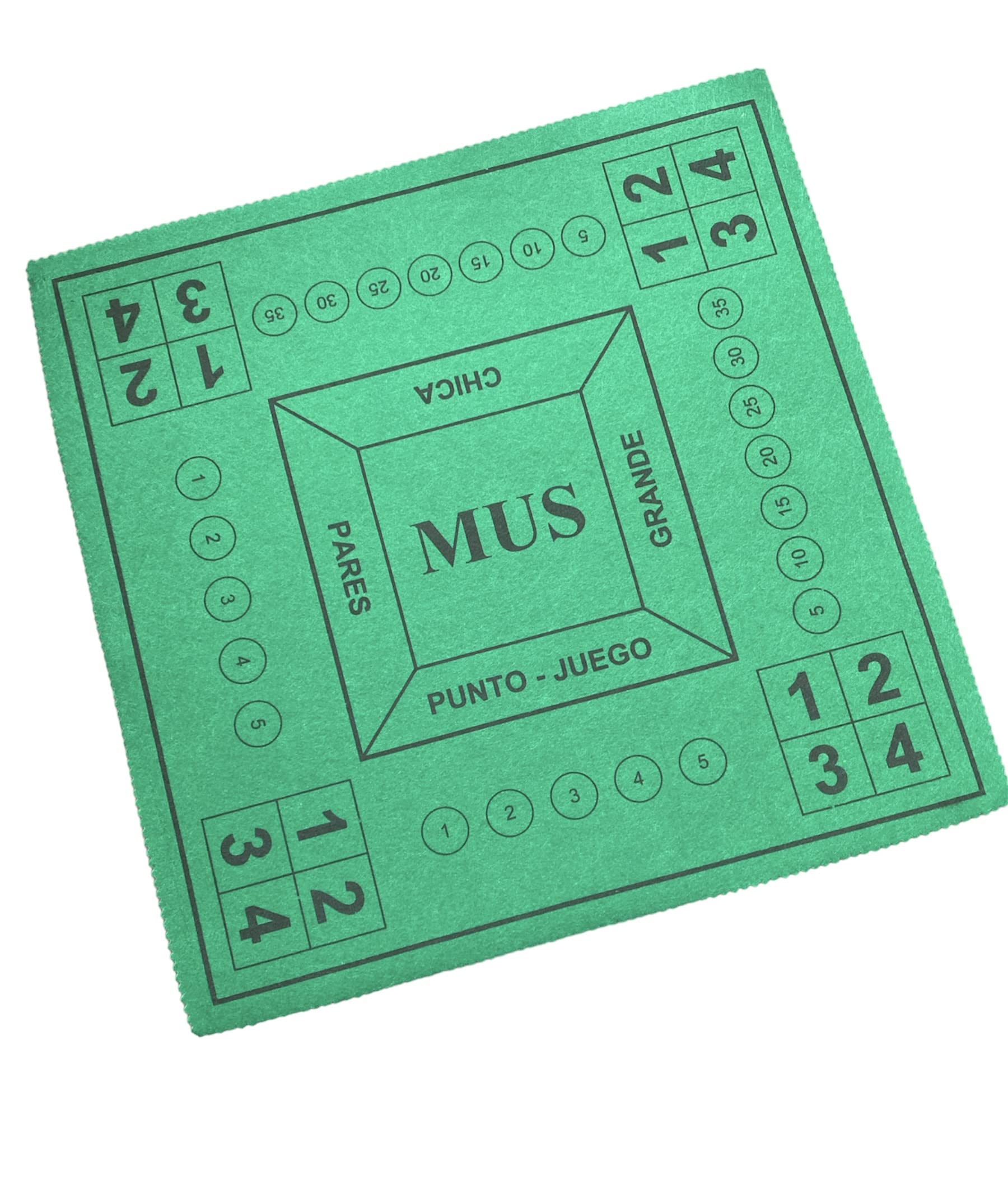 BLUECHOLON Carpet Cards - Poker Mat - Poker Game - Foldable Mat Travel Poker - Travel Cards (Mus)