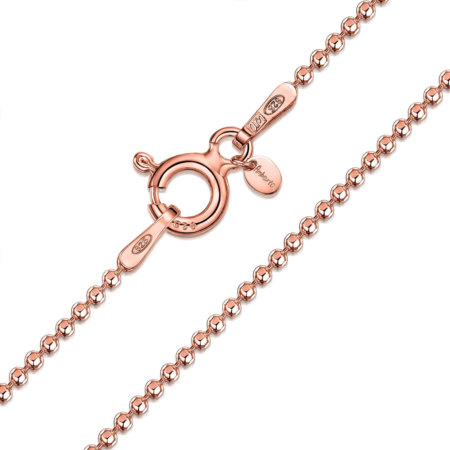 tone necklace rose gold silver necklace 