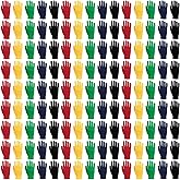 Liitrsh 200 Pairs Bulk Winter Magic Gloves for Homeless Donations Warm Stretchy Knit Gloves for Men Women