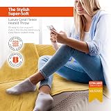 Warmer Luxury Heated Throw Blanket with Digital Controller 9 Heat Settings 9h view 2