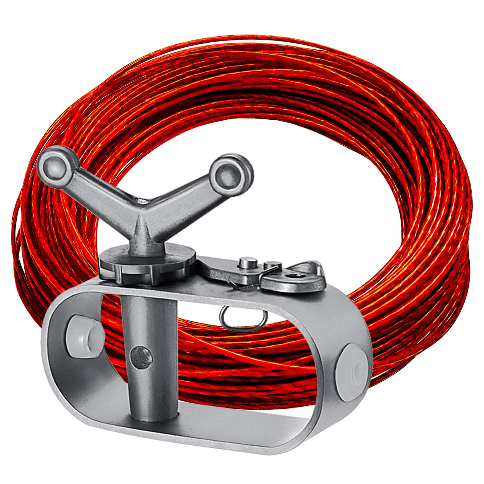 Pool Cover Cable And Winch Kit Pool Cover Winches, Sturdy Cover Cable Tightener Swimming Pool Cover Winch Cable Ratchet For Fixing Above Ground Pools In Winter Cable And Winch For Pool Cover