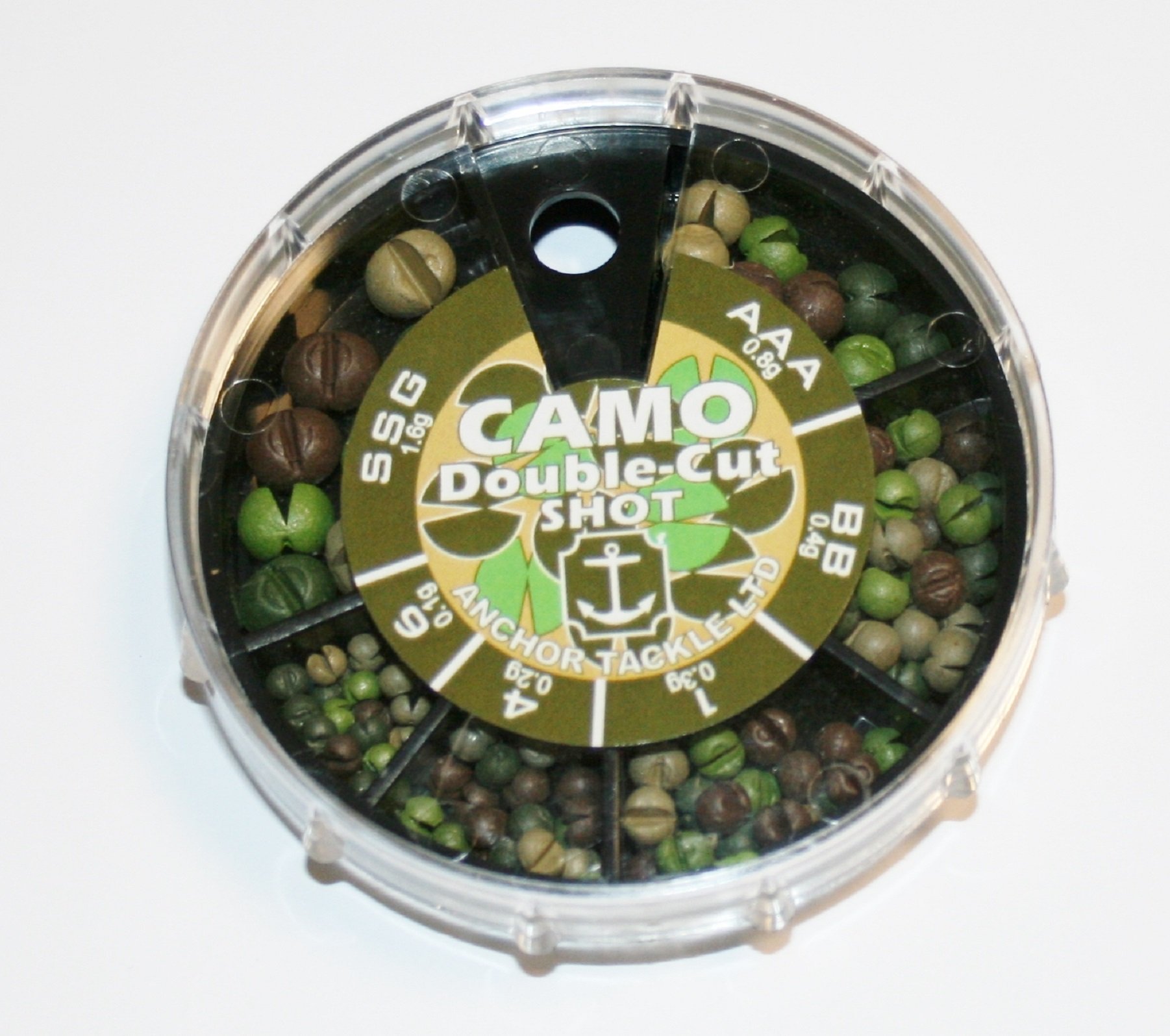 Anchor Tackle Camo Double-Cut 6 Division Shot Dispenser - Multi-Colour, One Size