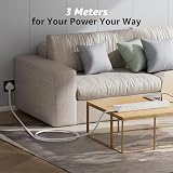PIBEEX 4 Way Extension Lead USB C 20W PD UK 3 USB Ports 13A 3M view 7