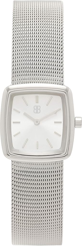 Reloj de Pulsera Byron Bond para Mujer, cóctel Cuadrado, Reloj Retro de Acero Inoxidable de 26 mm.