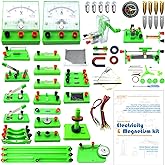 EUDAX School Physics Labs Basic Electricity Discovery Circuit and Magnetism Experiment Kits for High School Students Electromagnetism Elementary Electronics