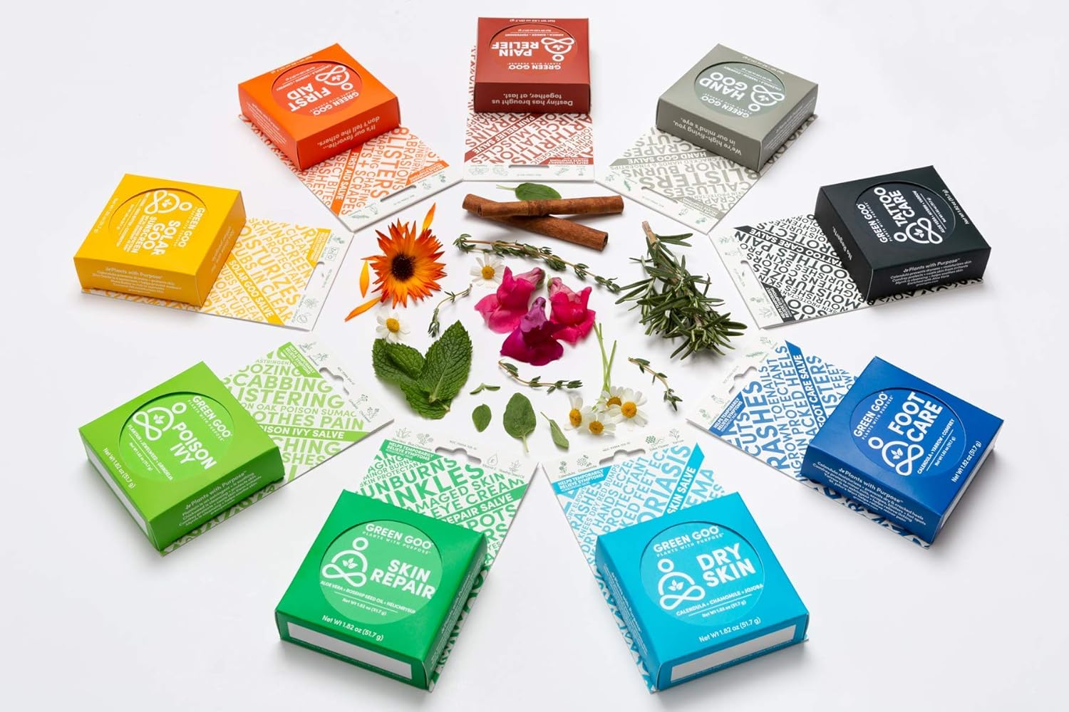 Green Goo Natural Skin Care for Inflammation, Joint Pain, Sore Muscles, Bruises, Pain Relief with Arnica, Large Tin, 1.82 Ounce (Packaging May Vary) : Beauty