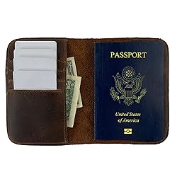 Hide & Drink, Bifold Passport Case, Travel Wallet