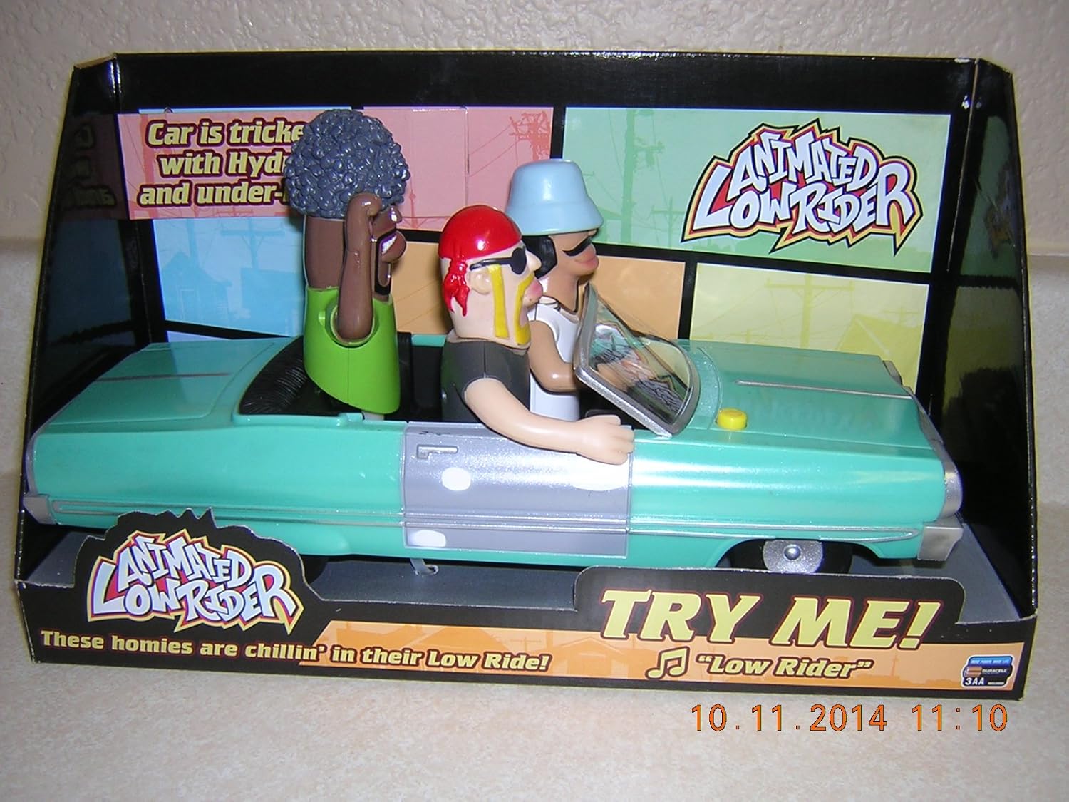 Amazon Com Gemmy 32336 Animated Low Rider Aqua Color Toys Games