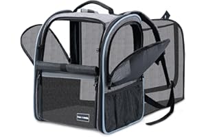 Taschmik Cat Backpack Carrier Dog Carrier Backpack Airline Approved Pet Backpack Carrier for Cats, Small Dogs, Puppies Under 
