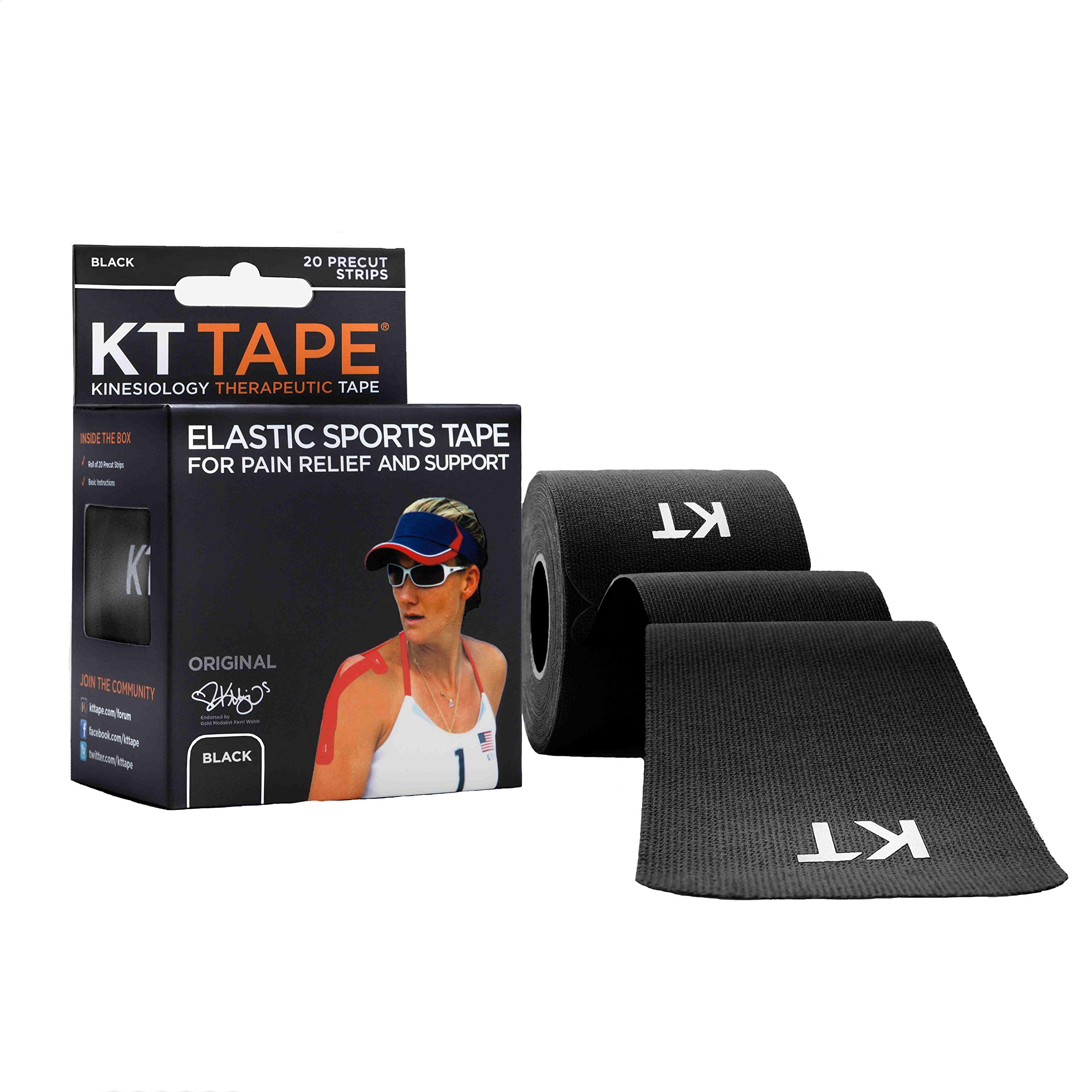 KT Tape Original Cotton Elastic Kinesiology Therapeutic Sports Tape, 20