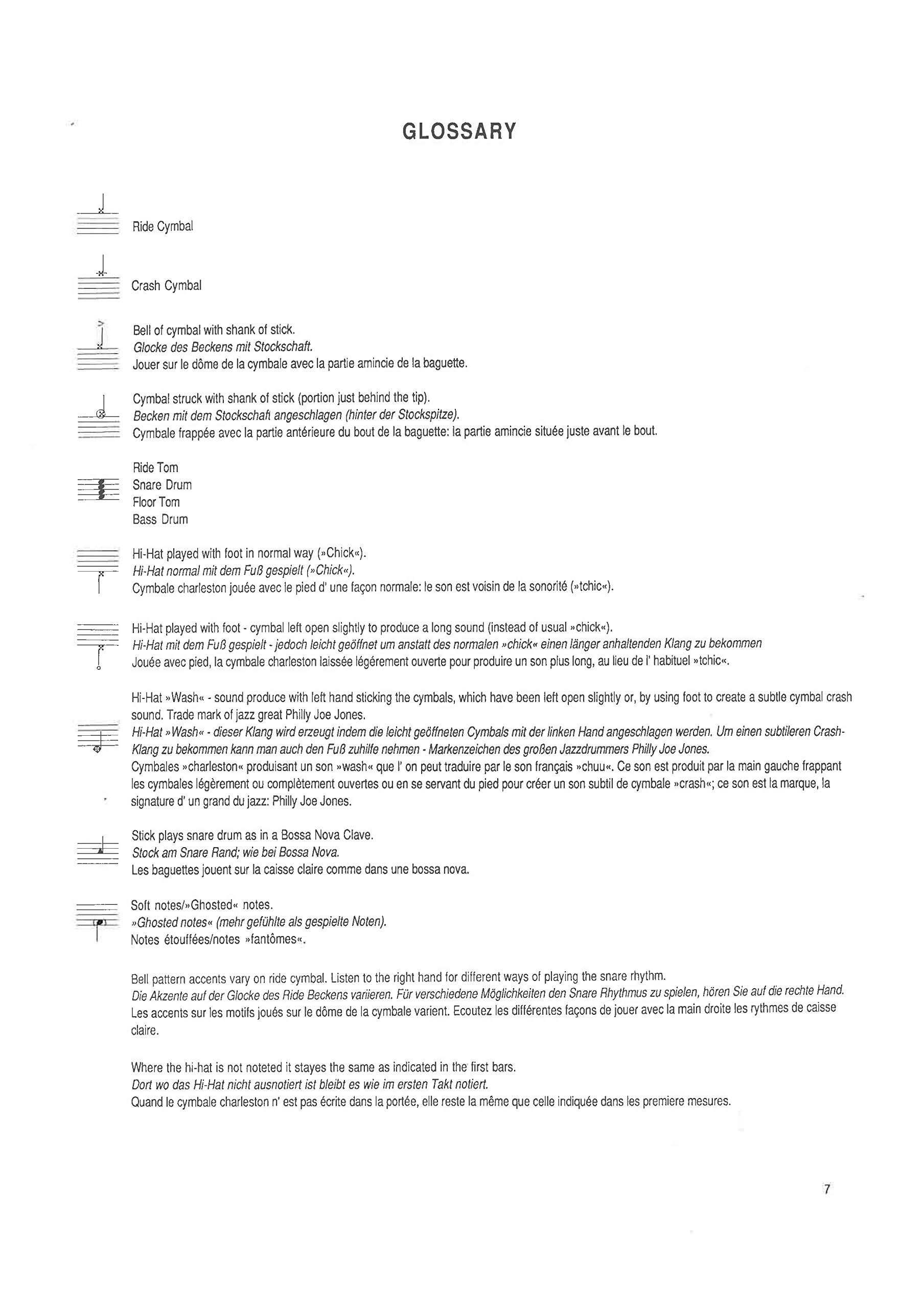 Jazz Drumming English French German Language Edition Book Cd Advance Music Hart Billy 0805095130010 Amazon Com Books