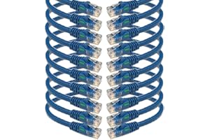 iMBAPrice - 3ft Cat5e Network Ethernet Patch Cable (10 Pack) - Blue