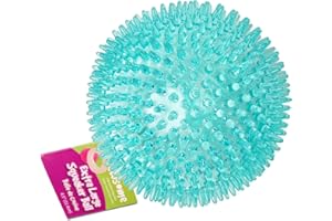 Gnawsome™ 4.5” Spiky Squeaker Ball Dog Toy - Extra Large, Cleans Teeth and Promotes Good Dental and Gum Health for Your Pet, Colors will vary, 4.5"