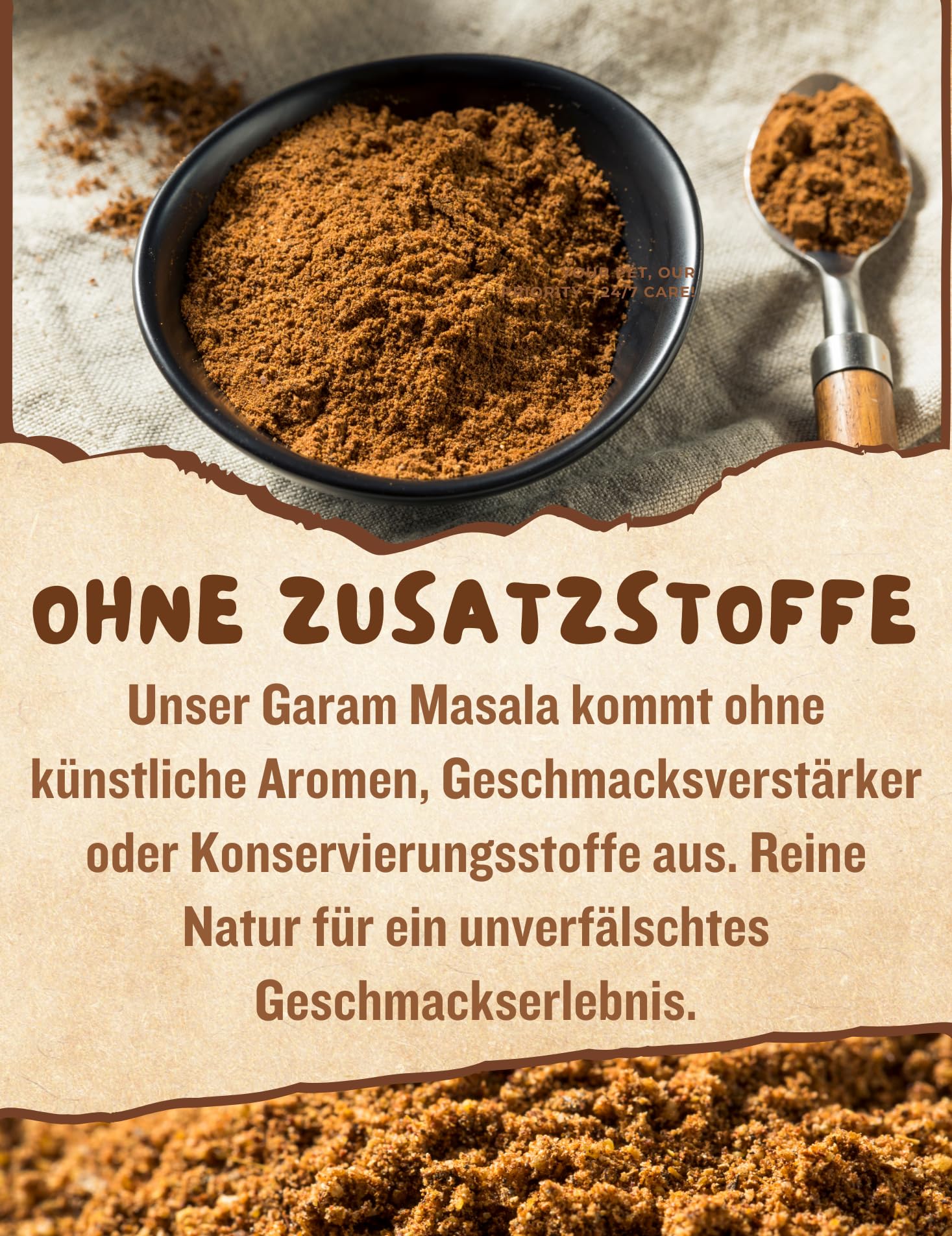 BIO Garam Masala Gewürzmischung 150g | Aromatische Premium Gewürzmischung für Currys, Eintöpfe, Chutneys, Marinaden | Fein gemahlen, ohne Salz | Vegan, glutenfrei, ohne Zusatzstoffe | OmVeda 3