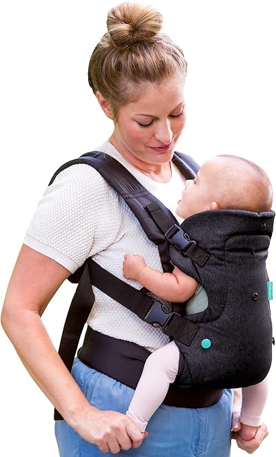 Infantino Flip Advanced 4-in-1 Baby Carrier Ergonomic Black 3.6-14.5 kg
