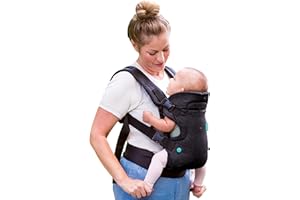 Infantino Flip Advanced 4-in-1 Baby Carrier - Ergonomic, Convertible, Face-in and Face-Out Front and Back Baby Carrier for Ne