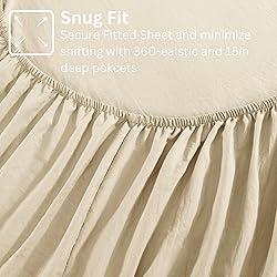 Casa Platino Twin XL Sheets, Pre-Washed Ultra Soft
