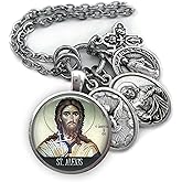 St. Alexis Keychain, Necklace or Clip, Patron Saint Confirmation Gift