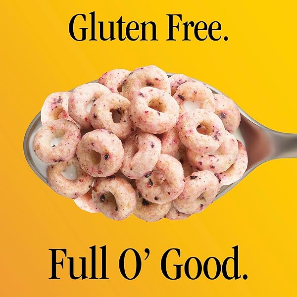 VERY BERRY CHEERIOS, HEART HEALTHY GLUTEN FREE BREAKFAST CEREAL, MADE WITH WHOLE GRAIN OATS, 10.9 OZ