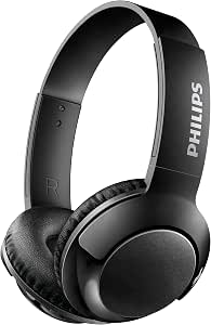 Philips BASS+ Auriculares inalámbricos Bluetooth con micrófono - Negro. :  Todo lo demás - Amazon.com